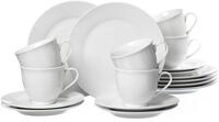 Ritzenhoff & Breker Kaffeeservice Bianco, 18-teilig, Porzellangeschirr
