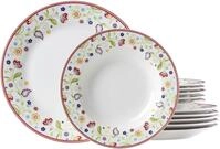 Ritzenhoff & Breker Tafelservice Doppio Shanti, 12-teilig, Porzellangeschirr