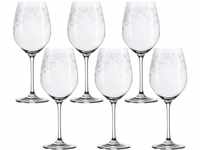 Leonardo Chateau Rotwein-Gläser, 6er Set, spülmaschinenfeste Wein-Gläser,
