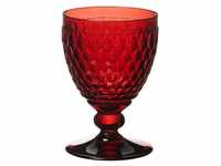 Villeroy und Boch Boston coloured Rotweinglas Red, Kristallglas, 132 mm
