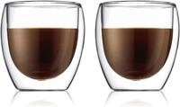 Bodum PAVINA Doppelwandige Gl&auml;ser 2 St&uuml;ck &ndash; 250ml Kaffeegl&auml;ser &ndash; Thermotassen