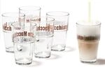 LEONARDO HOME Solo Latte-Macchiato Glas, Glas-Becher mit Aufdruck,