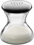 WMF Wagenfeld Salzstreuer 4,5 cm, Max und Moritz, Glas, Cromargan Edelstahl mattiert,