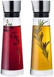 blomus -ALINJO- Essig & &Ouml;l Set aus mattem Edelstahl und klarem Glas, vielseitig