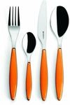 Guzzini - Feeling, 24-Teiliges Besteckset - Orange Glanzend, 15,8 x 7,5 x h25,5 cm -
