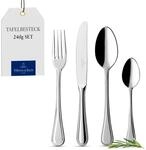 Villeroy & Boch - Edelstahl Besteckset 24-teilig, Sp&uuml;lmaschinenfest f&uuml;r 6 Personen