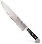 G&Uuml;DE Solingen - gro&szlig;es Kochmesser geschmiedet, 26 cm, POM schwarz, ALPHA,