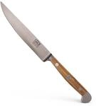 G&Uuml;DE Solingen - Steakmesser Gezahnt geschmiedet, 12 cm, Olivenholz, ALPHA OLIVE,