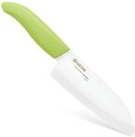 Kyocera GEN GREEN Keramik Santokumesser | Klinge 14 cm | ergonomisch geformter Griff