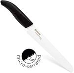 Kyocera GEN Keramik Brotmesser Wellenschliff | Klinge 18 cm | ergonomisch geformter