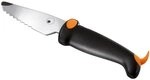 KUHN 22278 RIKON kinderkitchen Kindermesser Hund, Black, Edelstahl, Schwarz ,