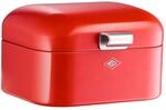 Wesco 235 001 Mini Grandy Brotkasten 17 x 18 x 12cm (L/B/H) rot