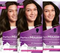 Schwarzkopf Perfect Mousse Permanente Schaumcoloration 400/4-0 Dunkelbraun (3 x 92,5