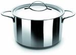 IBILI Kochtopf Noah mit Deckel, Edelstahl, Silber, 28 cm, 2-Einheiten