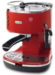 De'Longhi ECO 311.R Icona Vintage Kaffeemaschine, rot