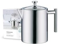 alfi Tea Pot Teekanne mit Siebeinsatz 1,40 Liter, Edelstahl, AromaSafe f&uuml;r...