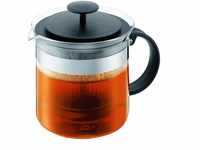 Bodum 1880-01 Teapress 1,5l schwarz Teapot Bistro Nouveau