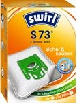 Swirl S 73 EcoPor Staubsaugerbeutel (4 Beutel), rei&szlig;feste Staubbeutel f&uuml;r einige