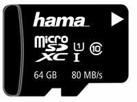 Hama microSD | microSDHC | microSDXC Karte 64GB 80MB/s...
