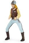 Papo - Realistische Erwachsene Fashion-Reiterin Blau-Figur - 3 Jahre + - Kollektion