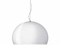 Kartell Small Fl/Y, Suspension Lamp, Weiß Undurchsichtig