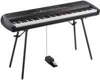 Korg - SP-280BK Weighted Hammer Action 88-Key Digital Piano with Stand - Black