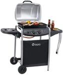 tepro Gasgrill Fremont &ndash; 1 Doppelbrenner + Seitenbrenner, 7 kW Gesamtleistung,