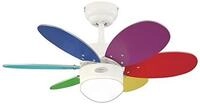 76 cm Deckenventilator Turbo II 78673 mit Einzelleuchte und sechs Fl&uuml;geln,