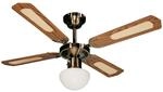Farelek Bali Deckenventilator, 107 cm, Braun