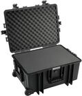 B&W Transportkoffer Outdoor - Typ 6800 - Schwarz mit W&uuml;rfelschaum, Trolley Koffer,