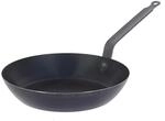 De Buyer 5020.36 Runde Lyonnaise Bratpfanne 36Cm, Schwarz