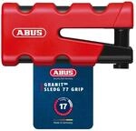 ABUS Bremsscheibenschloss Granit Sledg 77 grip red - Motorradschloss mit sicherem