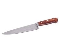 G&uuml;de Solingen - Kochmesser Damaststahl geschmiedet, 21 cm, W&uuml;steneisenholz,