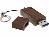 InLine 35064W Woodstick USB 3.0 Speicherstick, 64GB Walnuss-Holz