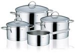 kela Topfset Induktion 4teilig CAILIN, Kochtopf Set mit Glasdeckel, Edelstahl...
