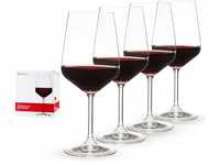 Spiegelau 4-teiliges Rotweinglas Set, Weingläser, Kristallglas, 630 ml, Style,