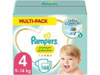 Pampers Baby Windeln Größe 4 (9-14kg) Premium Protection, 168 Stück, Alte...