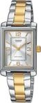 Casio Damen Analog Quarz mit Edelstahl Armbanduhr LTP1234PSG7A