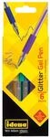 Idena 512080 - Gel-Pen Glitter, 6 St&uuml;ck in Trendfarben, im Karton-Etui