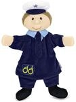 Sterntaler 3601645 Handpuppe Polizist, 29 x 27 x 9 cm, Blau