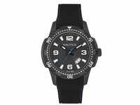 Nautica Herren Analog Quarz Uhr mit Silikon Armband NAI13511G
