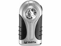 VARTA Taschenlampe LED inkl. 3x AAA Batterien, Silver Light, Taschenleuchte mit...