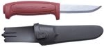 Morakniv G&uuml;rtelmesser - BASIC 511 - Carbonstahl Klinge - nicht rostfrei - roter