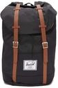 Herschel Retreat Classics Rucksack Unisex, Schwarz/Tan, Einheitsgr&ouml;&szlig;e