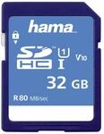 Hama SDHC 32GB Class 10 UHS-I 80MB/s Speicherkarte