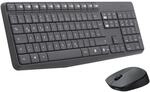 Logitech MK235 Kabelloses Set mit Tastatur und Maus f&uuml;r Windows, 2,4 GHz...