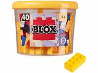 Simba 104118857 - Blox, 40 gelbe Klemmbausteine für Kinder ab 3 Jahren, 8er...