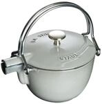 STAUB Teekanne/Wasserkessel, rund, 16,5 cm, 1,1 L, f&uuml;r alle Herdarten, Graphitgrau