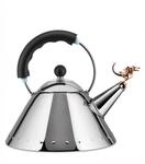 Alessi 9093REX B Tea Rex Wasserkessel - Edelstahl 18/10 gl&auml;nzend poliert mit
