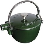 STAUB Teekanne/Wasserkessel, rund, 16,5 cm, 1,1 L, f&uuml;r alle Herdarten,